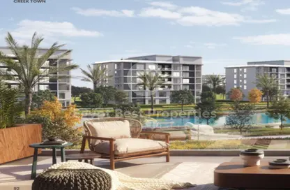 Apartment - 3 Bedrooms - 3 Bathrooms for sale in Creek Town - The 1st Settlement - New Cairo City - Cairo