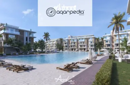 Chalet - 2 Bedrooms - 3 Bathrooms for sale in Azha North - Ras Al Hekma - North Coast