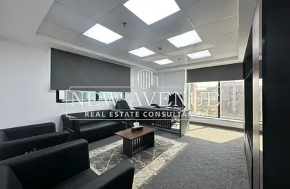 Office Space - Studio - 2 Bathrooms for rent in Bank Center Street - South Teseen St. - The 5th Settlement - New Cairo City - Cairo
