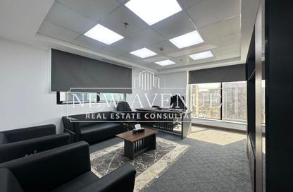 Office Space - Studio - 2 Bathrooms for sale in Bank Center Street - South Teseen St. - The 5th Settlement - New Cairo City - Cairo