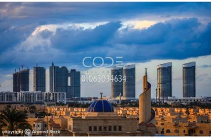شقة - 2 غرف نوم - 2 حمامات للبيع في نورث ايدج تاورز - مدينة العلمين الجديدة - العلمين - الساحل الشمالي