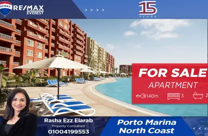 Apartment - 3 Bedrooms - 2 Bathrooms for sale in Golf Porto Marina - Al Alamein - North Coast Apartment - 3 Bedrooms - 2 Bathrooms for sale in Golf Porto Marina - Al Alamein - North Coast