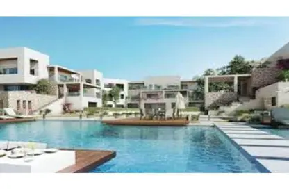 Chalet - 3 Bedrooms - 2 Bathrooms for sale in Azha - Al Ain Al Sokhna - Suez
