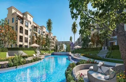 Apartment - 2 Bedrooms - 2 Bathrooms for sale in The brooks - El Katameya Compounds - El Katameya - New Cairo City - Cairo
