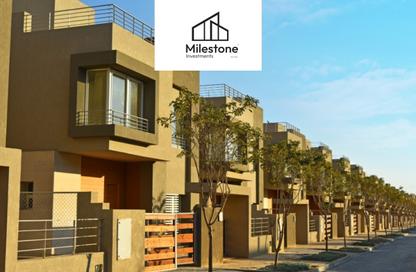 Townhouse - 3 Bedrooms - 4 Bathrooms for sale in Palm Hills New Cairo - 5th Settlement Compounds - The 5th Settlement - New Cairo City - Cairo
