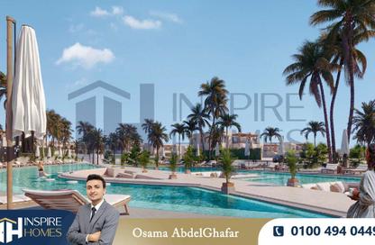 (بنتهاوس  (روف - 2 غرف نوم - 3 حمامات للبيع في هاسيندا ويست - راس الحكمة - الساحل الشمالي