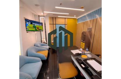Office Space - Studio - 2 Bathrooms for rent in Bank Center Street - South Teseen St. - The 5th Settlement - New Cairo City - Cairo