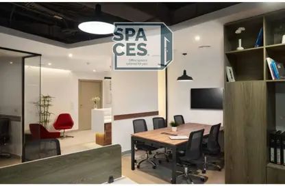 Office Space - Studio - 1 Bathroom for rent in Bank Center Street - South Teseen St. - The 5th Settlement - New Cairo City - Cairo