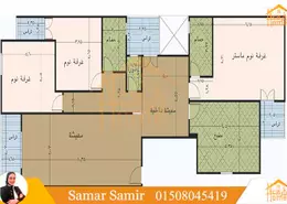 شقة - 3 غرف نوم - 3 حمامات للايجار في طريق ابو قير - زيزينيا - حي شرق - الاسكندرية