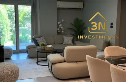 Apartment - 2 Bedrooms - 1 Bathroom for rent in Galleria Moon Valley - South Investors Area - New Cairo City - Cairo