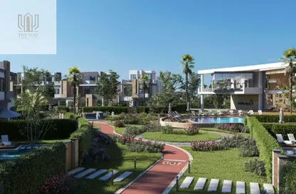 Townhouse - 4 Bedrooms - 4 Bathrooms for sale in Palm Hills Golf Extension - Al Wahat Road - 6 October City - Giza