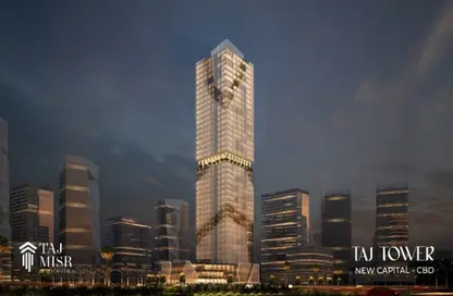 مساحات مكتبية - استوديو - 1 حمام للبيع في تاج تاور - منطقة الأعمال المركزيه - العاصمة الإدارية الجديدة - القاهرة