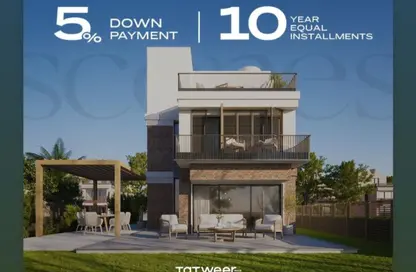 Townhouse - 3 Bedrooms - 3 Bathrooms for sale in Scenes - Mostakbal City Compounds - Mostakbal City - Future City - Cairo