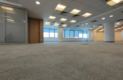 Office Space - Studio - 2 Bathrooms for rent in Bank Center Street - South Teseen St. - The 5th Settlement - New Cairo City - Cairo