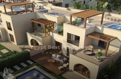 Townhouse - 3 Bedrooms - 3 Bathrooms for sale in Makadi Orascom Resort - Makadi - Hurghada - Red Sea