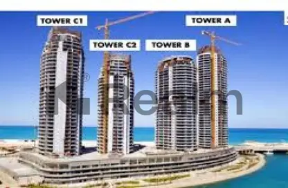 Duplex - 3 Bedrooms - 3 Bathrooms for sale in The Gate Towers - New Alamein City - Al Alamein - North Coast