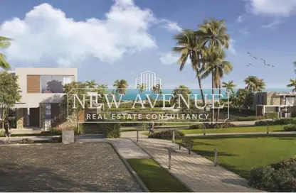 فيلا - 4 غرف نوم - 6 حمامات للبيع في ازها الساحل الشمالي - راس الحكمة - الساحل الشمالي