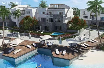 Apartment - 2 Bedrooms - 2 Bathrooms for sale in Swan Lake Gouna - Al Gouna - Hurghada - Red Sea