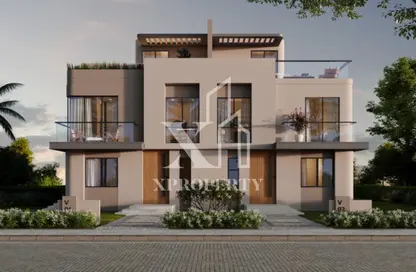 Twin House - 4 Bedrooms - 4 Bathrooms for sale in Hood 3 St. - Green Belt - 6 October City - Giza
