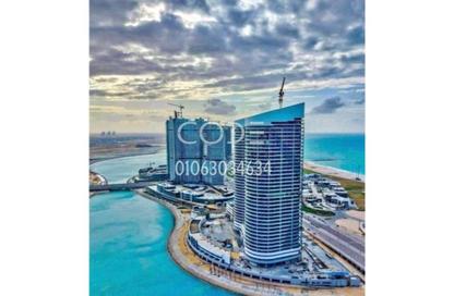 شقة - 3 غرف نوم - 2 حمامات للبيع في نورث ايدج تاورز - مدينة العلمين الجديدة - العلمين - الساحل الشمالي