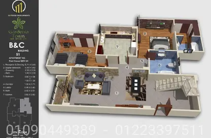 Apartment - 2 Bedrooms - 2 Bathrooms for sale in New Obour City - Qalyubia
