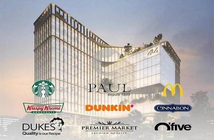 Retail - Studio - 2 Bathrooms for sale in 5A by The Waterway - Ring Road - The 5th Settlement - New Cairo City - Cairo