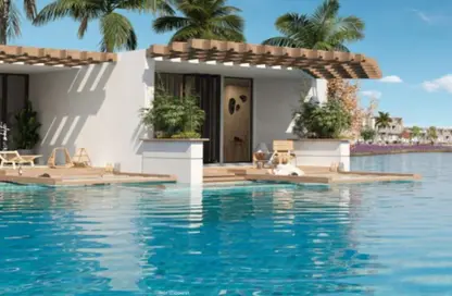 Chalet - 3 Bedrooms - 3 Bathrooms for sale in Ramla Lakeside - Qesm Ad Dabaah - North Coast