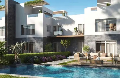 Twin House - 5 Bedrooms - 4 Bathrooms for sale in Zayed Dunes - 6th District - Sheikh Zayed City - Giza