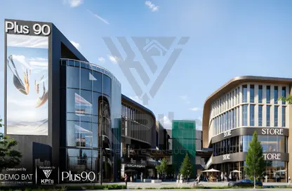 Office Space - Studio - 1 Bathroom for sale in Plus 90 Mall - North Teseen St. - The 5th Settlement - New Cairo City - Cairo