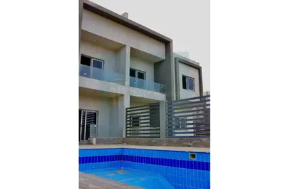 Twin House - 5 Bedrooms - 5 Bathrooms for sale in Al Khamayel city - Sheikh Zayed Compounds - Sheikh Zayed City - Giza