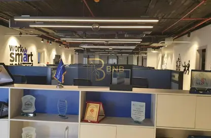 Office Space - Studio - 4 Bathrooms for rent in North Teseen St. - The 5th Settlement - New Cairo City - Cairo