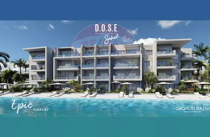 شاليه - غرفة نوم - 2 حمامات للبيع في دوس الساحل الشمالي - قسم الضبعة - الساحل الشمالي