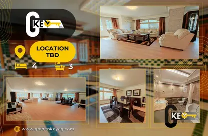 Apartment - 4 Bedrooms - 3 Bathrooms for rent in Sarayat Al Maadi - Hay El Maadi - Cairo