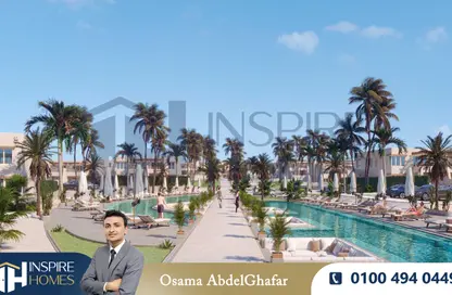 شاليه - 2 غرف نوم - 2 حمامات للبيع في هاسيندا ويست - راس الحكمة - الساحل الشمالي