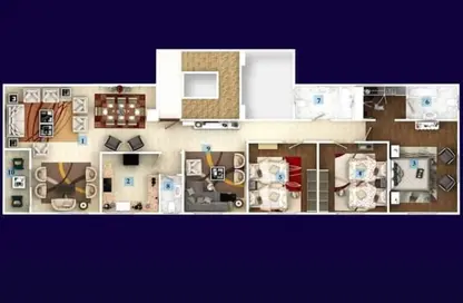 Apartment - 4 Bedrooms - 3 Bathrooms for sale in Bait Alwatan - The 5th Settlement - New Cairo City - Cairo