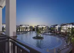 شقة - 3 غرف نوم - 2 حمامات للبيع في الداون تاون - مدينة العلمين الجديدة - الساحل الشمالي