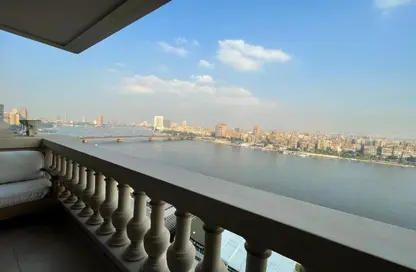 Apartment - 4 Bedrooms - 5 Bathrooms for rent in Nile Corniche St. - Garden City - Cairo