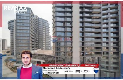 Apartment - 3 Bedrooms - 3 Bathrooms for rent in Park Side Residence - Zed Towers - Sheikh Zayed Compounds - Sheikh Zayed City - Giza
