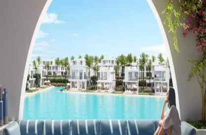 Chalet - 4 Bedrooms - 4 Bathrooms for sale in Hacienda Waters - Qesm Ad Dabaah - North Coast