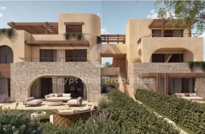 شاليه - 3 غرف نوم - 4 حمامات للبيع في رملة ليك سايد - قسم الضبعة - الساحل الشمالي