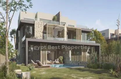 منزل مزدوج - 4 غرف نوم - 5 حمامات للبيع في مرسي باجوش - قسم مرسي مطروح - الساحل الشمالي