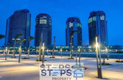 Apartment - 2 Bedrooms - 3 Bathrooms for sale in North Edge Towers - New Alamein City - Al Alamein - North Coast