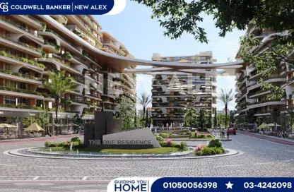 Apartment - 3 Bedrooms - 2 Bathrooms for sale in The One - Smouha - Hay Sharq - Alexandria