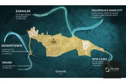 Villa - 3 Bedrooms - 3 Bathrooms for sale in Uptown Cairo Road - Al Abageyah - El Khalifa - Cairo