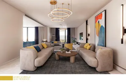 Apartment - 4 Bedrooms - 3 Bathrooms for rent in The Fourteen Golf Residences - Uptown Cairo - Mokattam - Cairo
