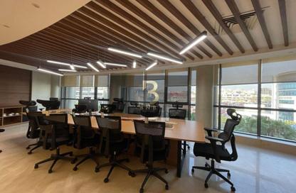 Office Space - Studio - 3 Bathrooms for rent in South Teseen St. - The 5th Settlement - New Cairo City - Cairo