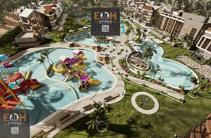 Apartment - 1 Bedroom - 1 Bathroom for sale in Magawish Resort - Hurghada Resorts - Hurghada - Red Sea