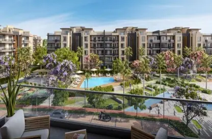 Apartment - 3 Bedrooms - 3 Bathrooms for sale in Palm Hills New Cairo - 5th Settlement Compounds - The 5th Settlement - New Cairo City - Cairo