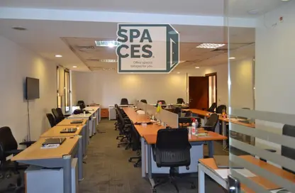 Office Space - Studio - 1 Bathroom for rent in Bank Center Street - South Teseen St. - The 5th Settlement - New Cairo City - Cairo