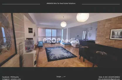 Apartment - 3 Bedrooms - 3 Bathrooms for rent in Sarayat Al Maadi - Hay El Maadi - Cairo